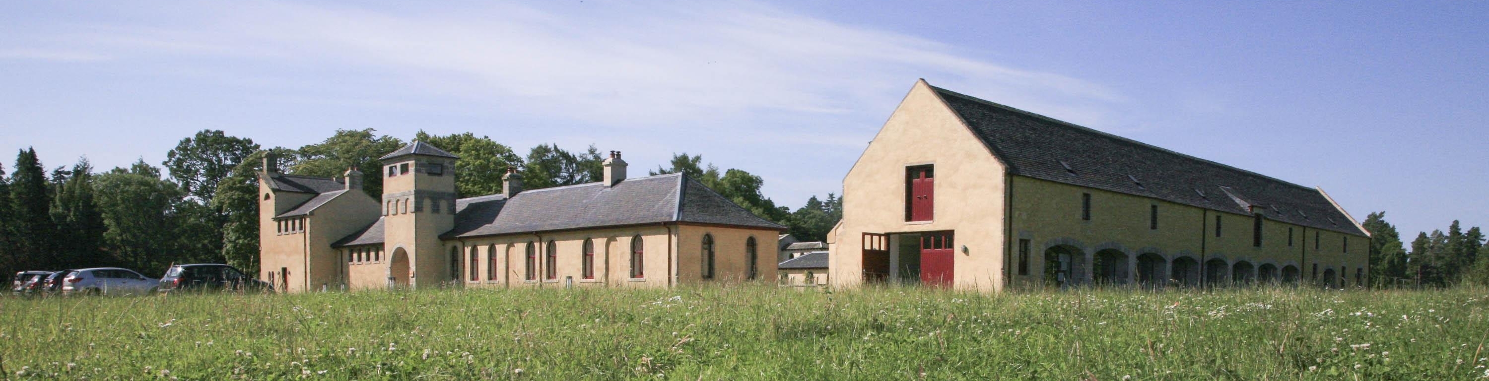 Blair's Home Farm on the Altyre estate, renovated for use by the Glasgow School of Art